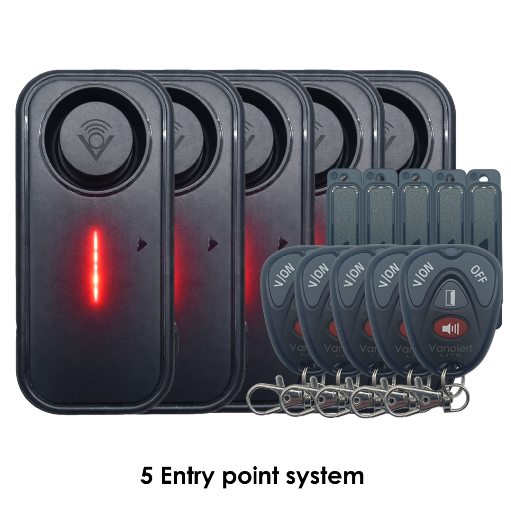 5 x Vanolert Lite Entry Point System – Vanolarm & Vanolert - Van Alarms ...
