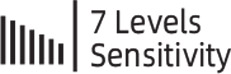 Alarm with 7 levels of sensitivity